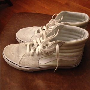 White high top classic vans